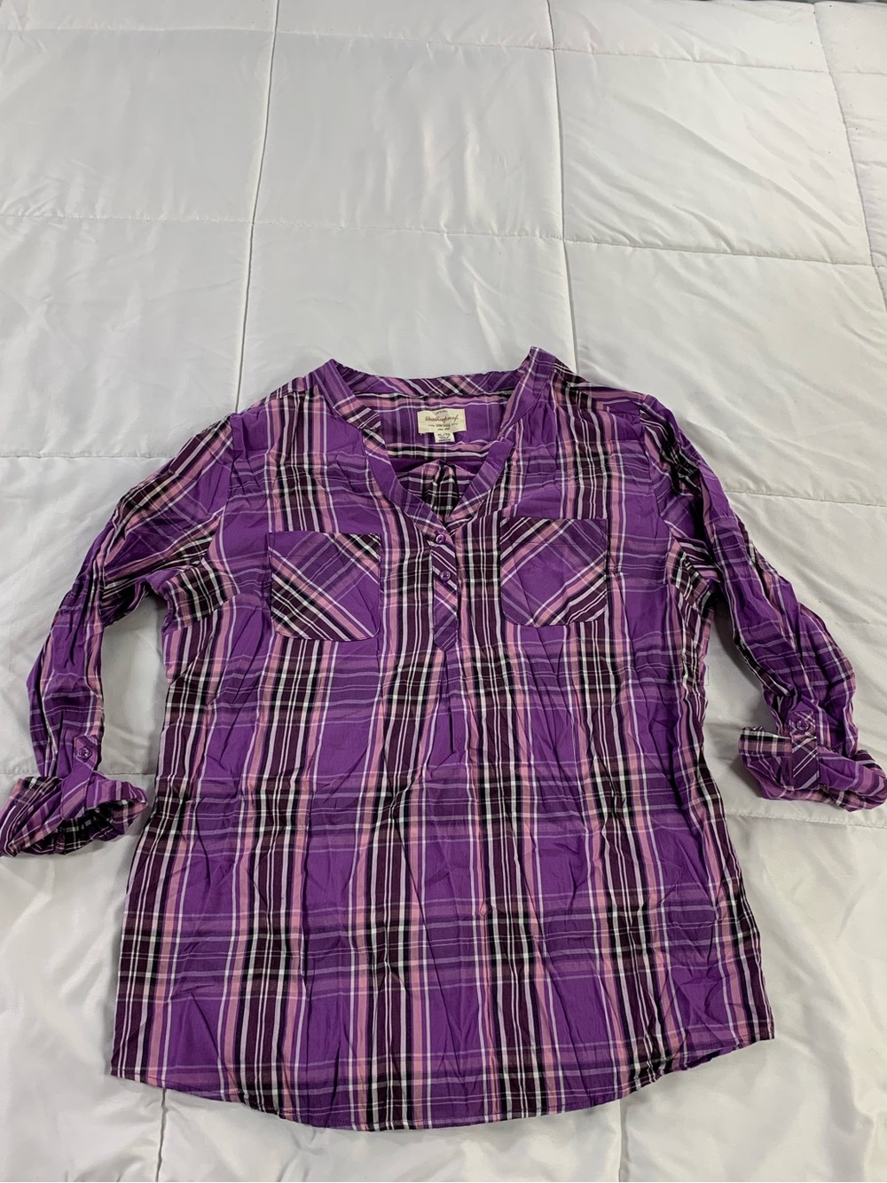 Pre loved WEATHERPROOF flannel shirt womens size XL